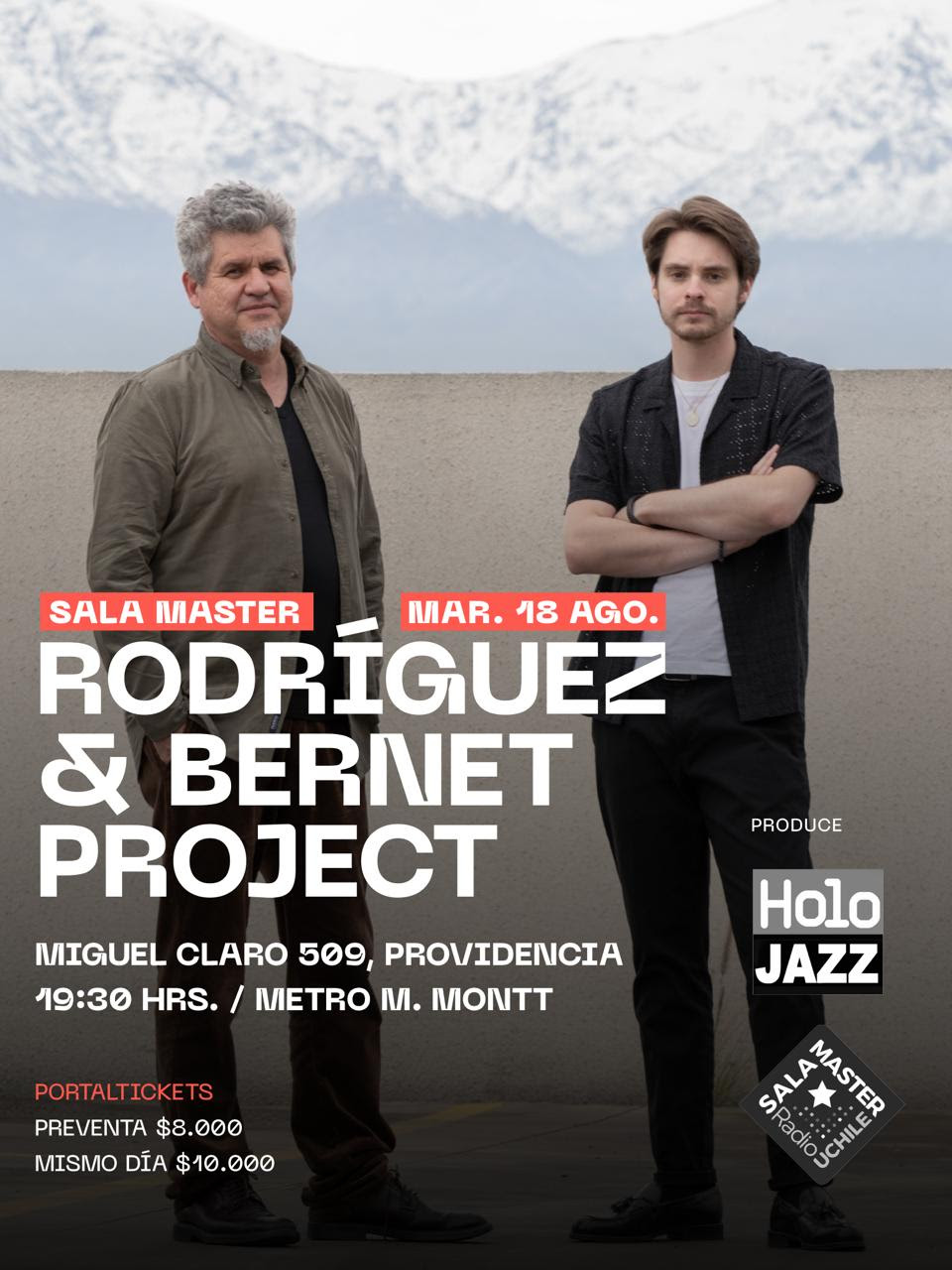 Baterista francés Adrien Bernet agenda segunda fecha en Chile